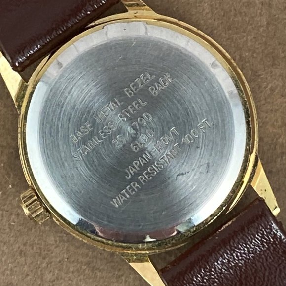 Vintage Event Quartz Moon Phase Wrist Watch new stap and battery - Picture 5 of 8